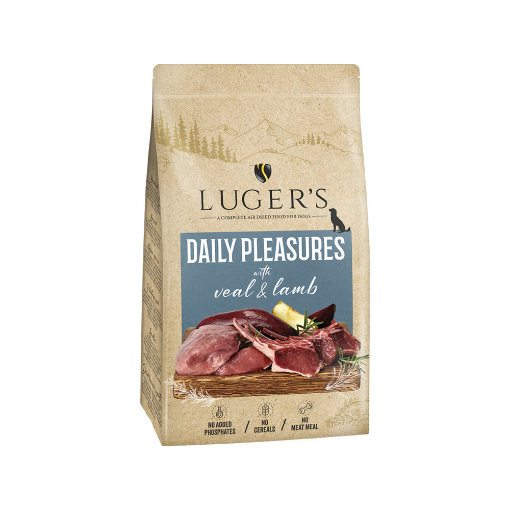 Croquettes Chien Daily Pleasures Air-Dried Veau et Agneau
