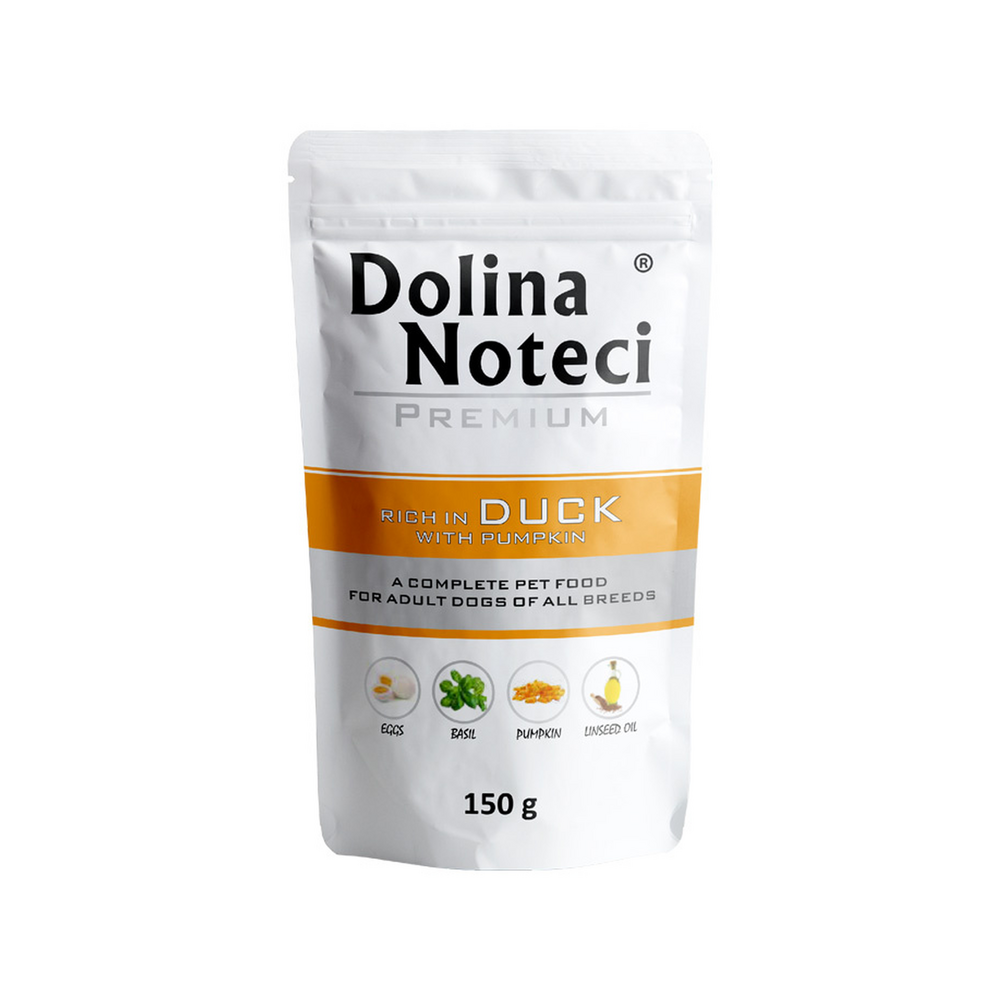 Premium Rich In Duck with Pumpkin wet dog food - Doypack