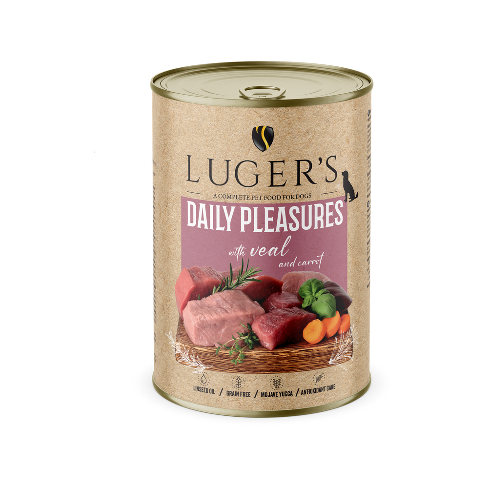 Pâtée Chien Daily Pleasures Veau et Carotte - Boîte