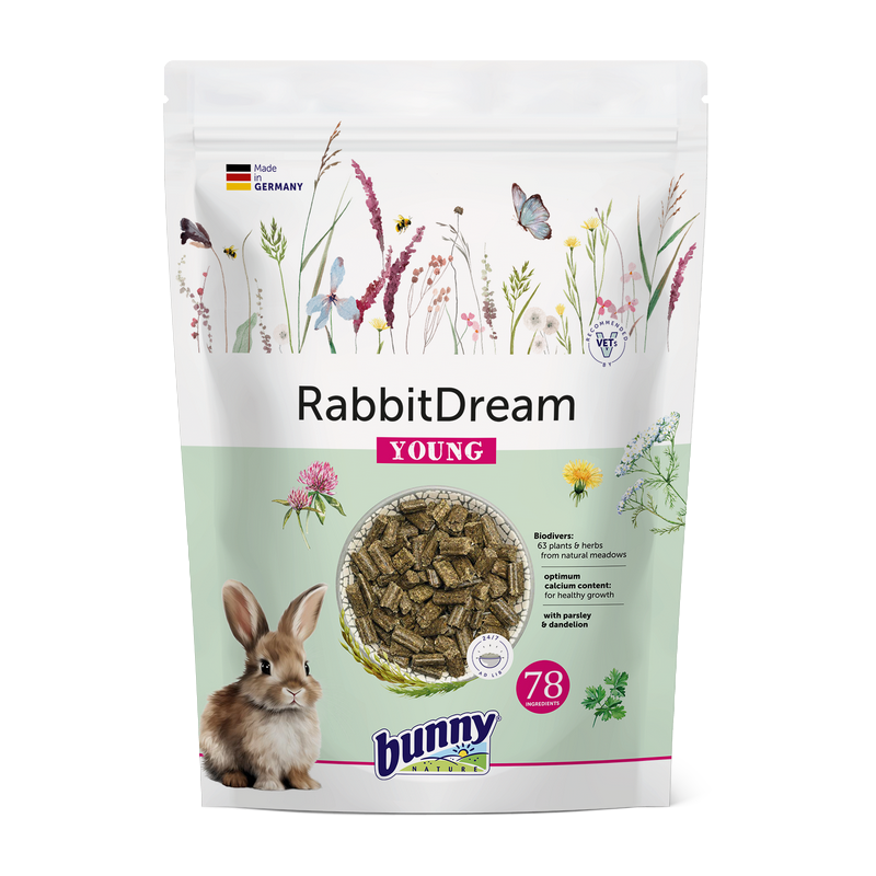 Junior rabbit pellets