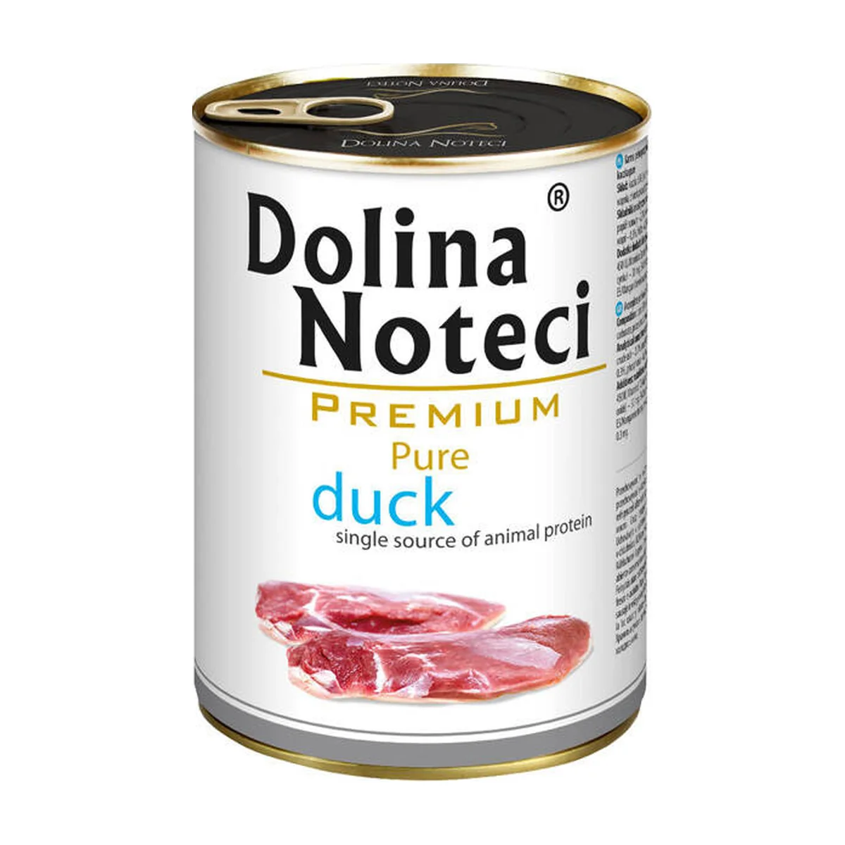 Premium Pure wet dog food duck - Tin