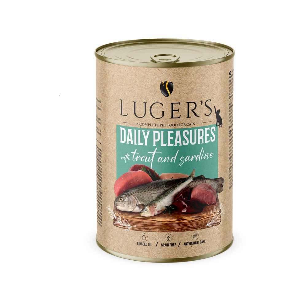 Daily Pleasures wet cat food trout and sardine - Tin
