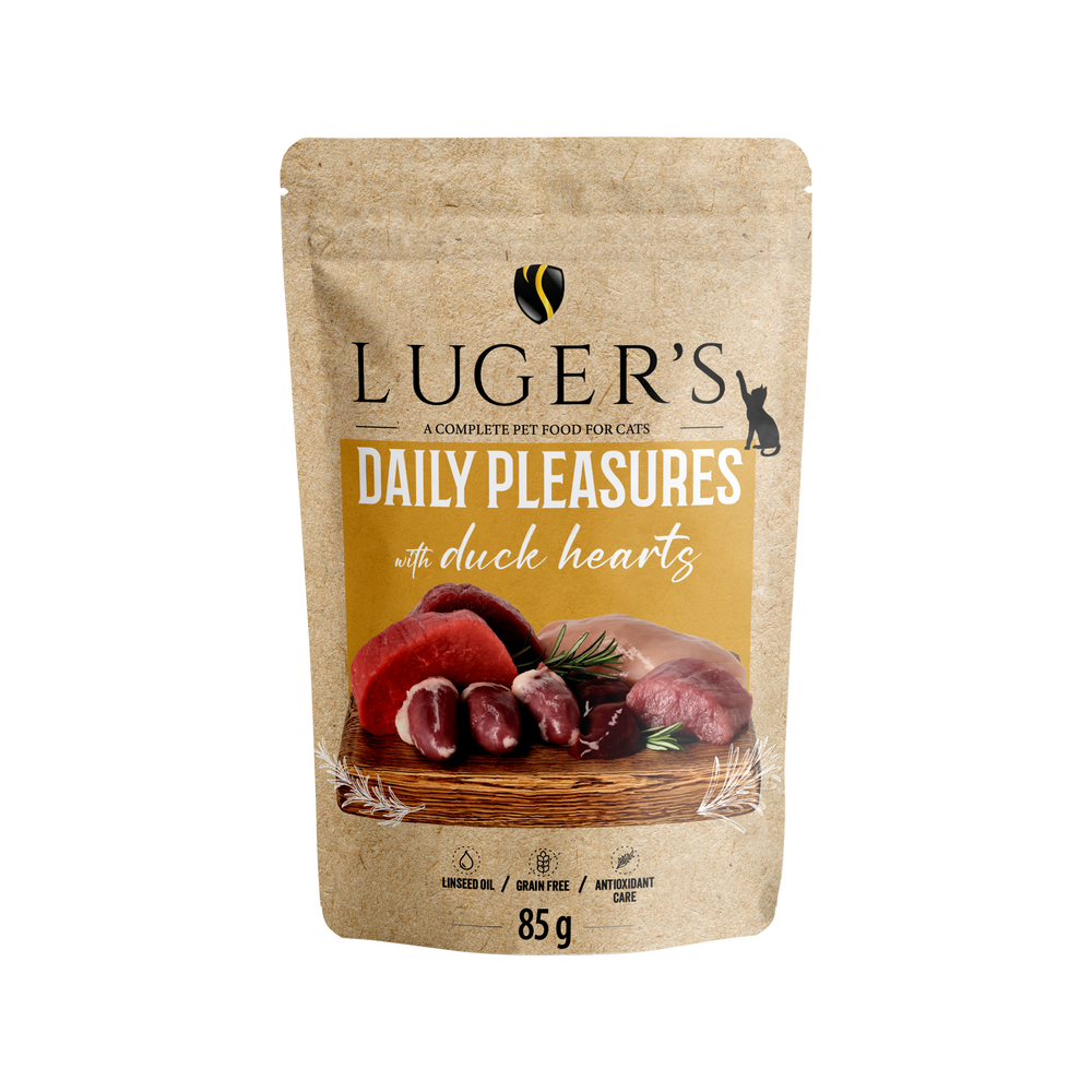 Pâtée Chat Daily Pleasures Cœurs de Canard - Doypack