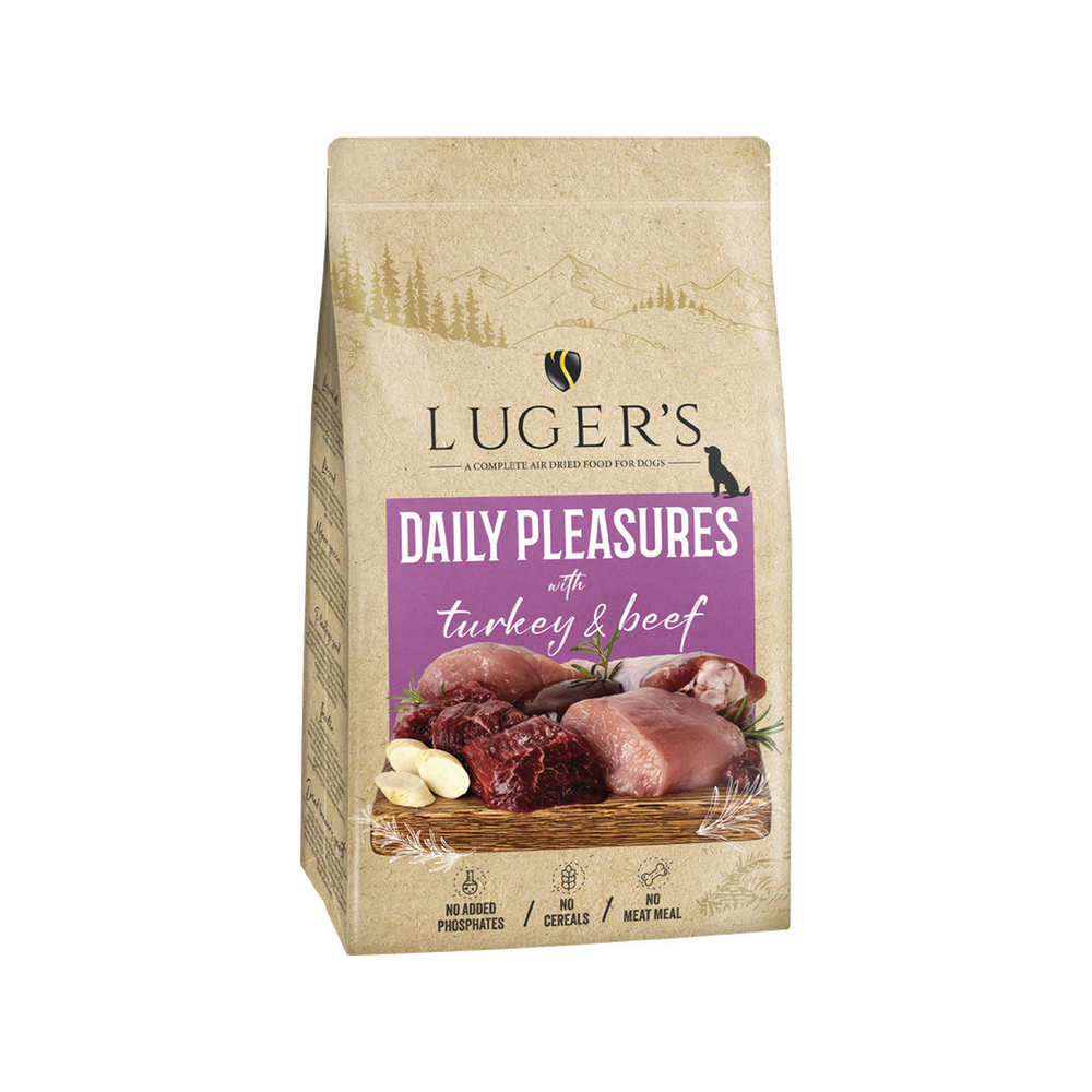 Croquettes Chien Daily Pleasures Air-Dried Dinde et Bœuf