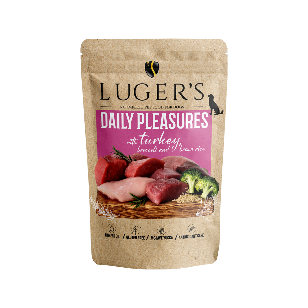 Pâtée Chien Daily Pleasures Dinde, Brocoli et Riz - Doypack