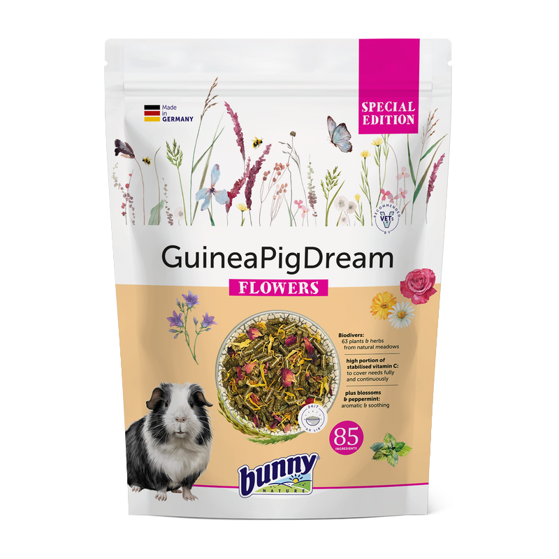Guinea pig pellets Special Edition Flowers