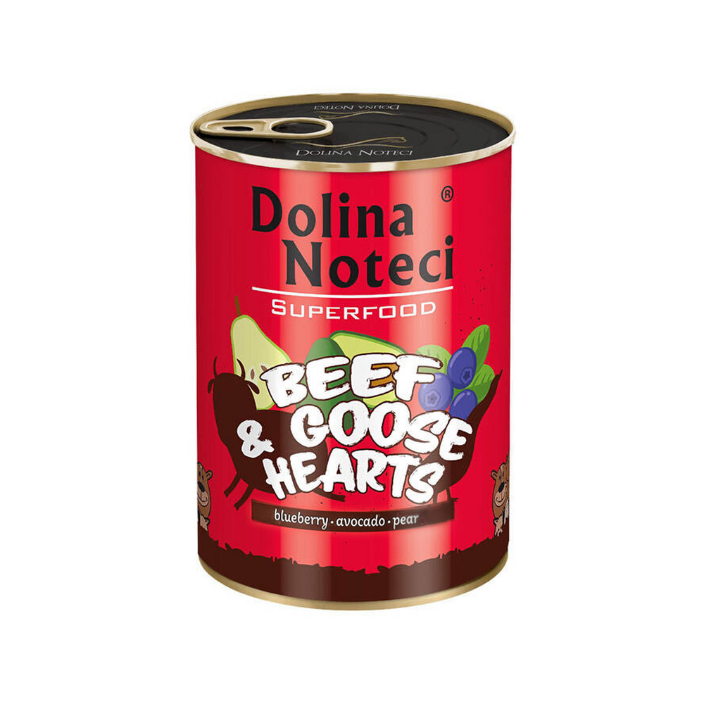 Pâtée Chien Superfood Bœuf et Cœurs d'Oie - Boîte