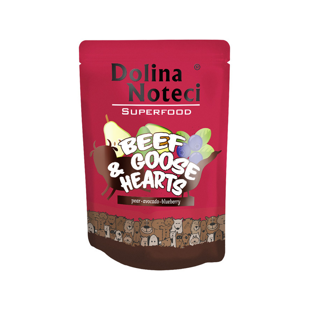 Pâtée Chien Superfood Bœuf et Cœurs d'Oie - Doypack