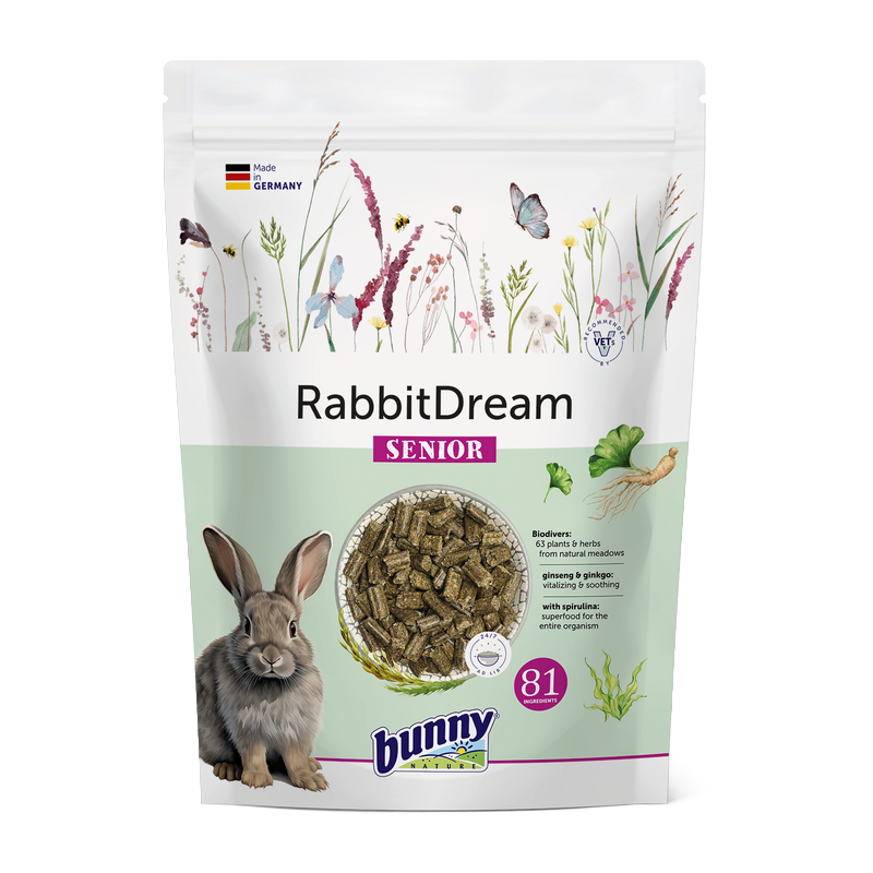 Senior rabbit pellets