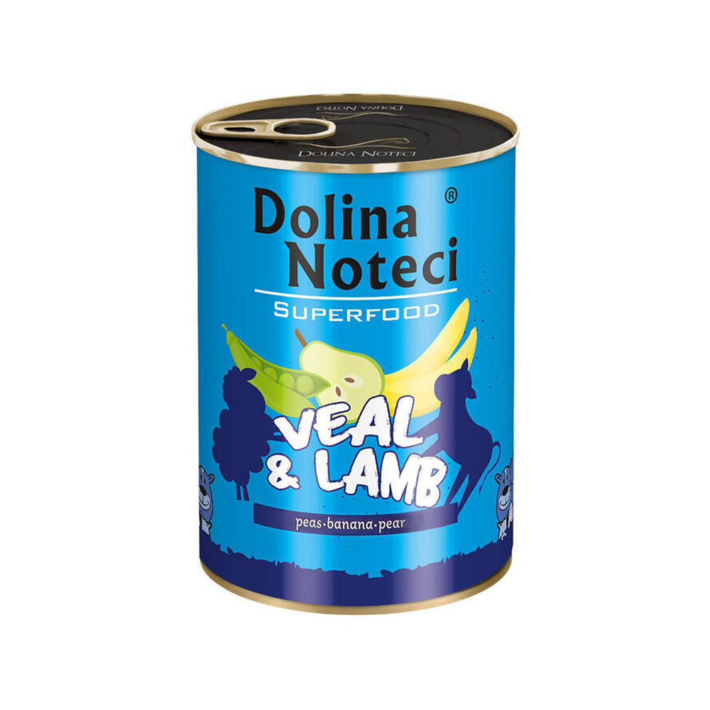 Pâtée Chien Superfood Veau et Agneau - Boîte