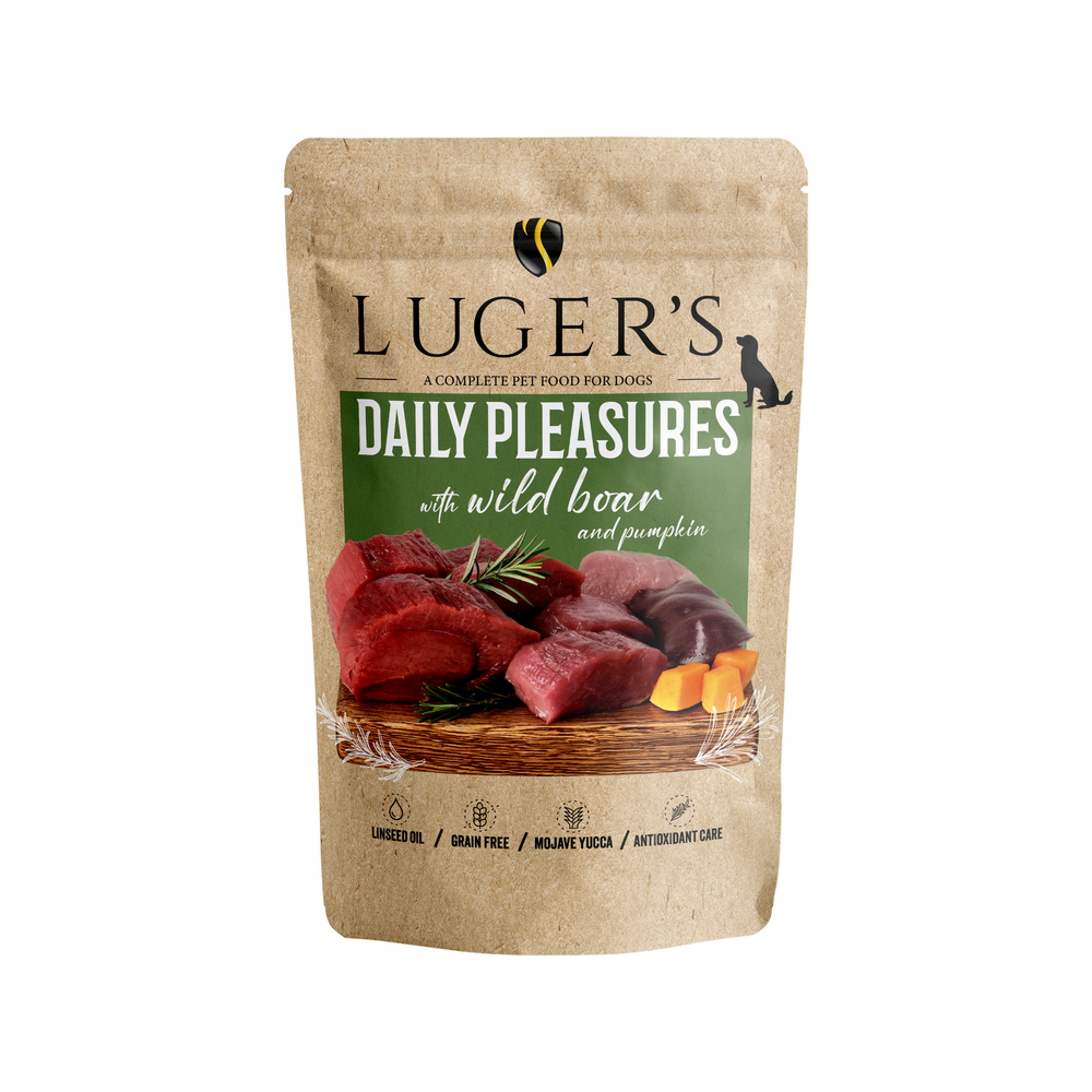 Pâtée Chien Daily Pleasures Sanglier et Potiron - Doypack