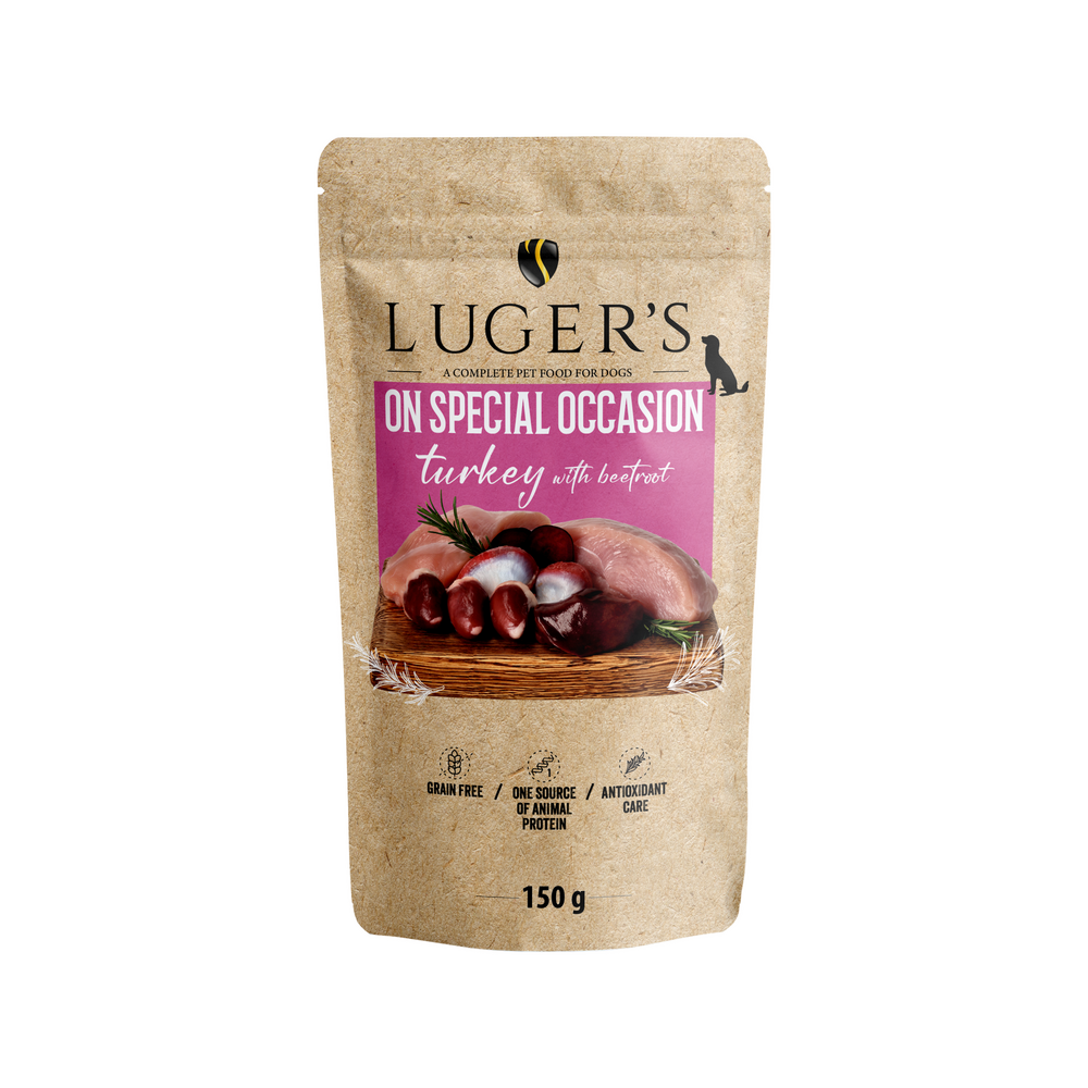 Pâtée Chien On Special Occasion Pure Dinde et Betterave - Doypack