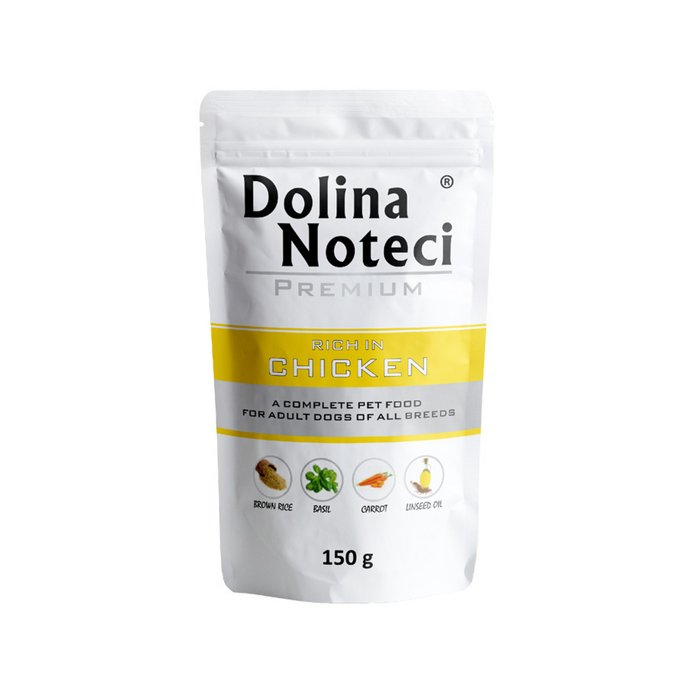 Premium Rich In dog wet food with chicken - Doypack