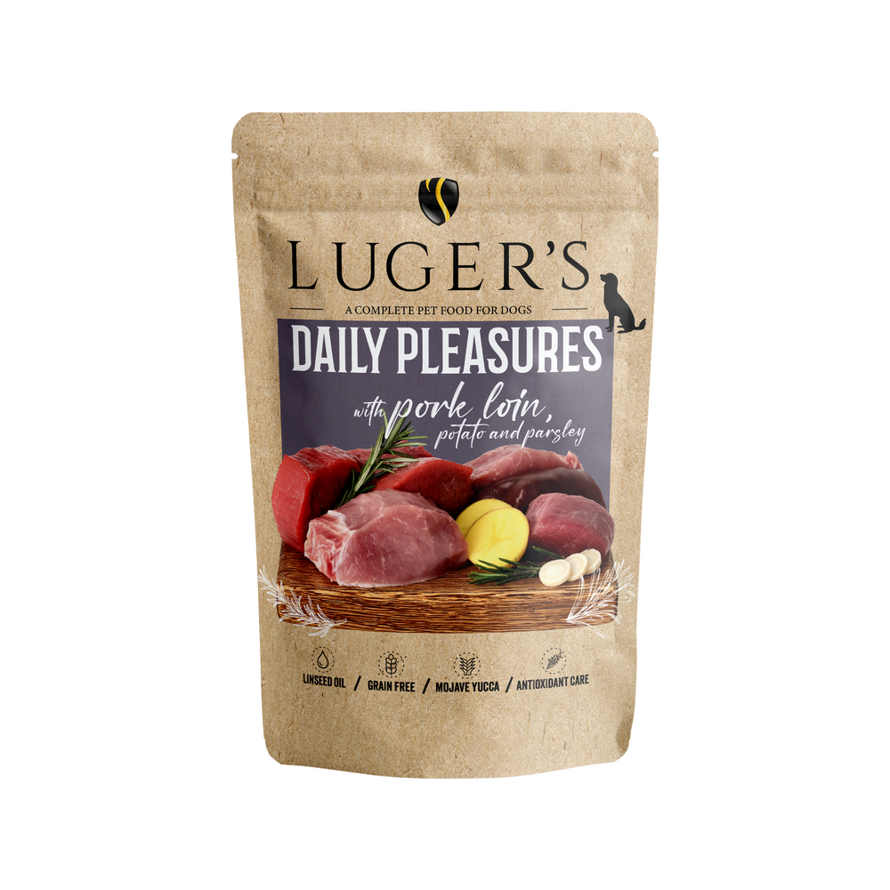 Pâtée Chien Daily Pleasures Porc, Pomme de Terre et Persil - Doypack
