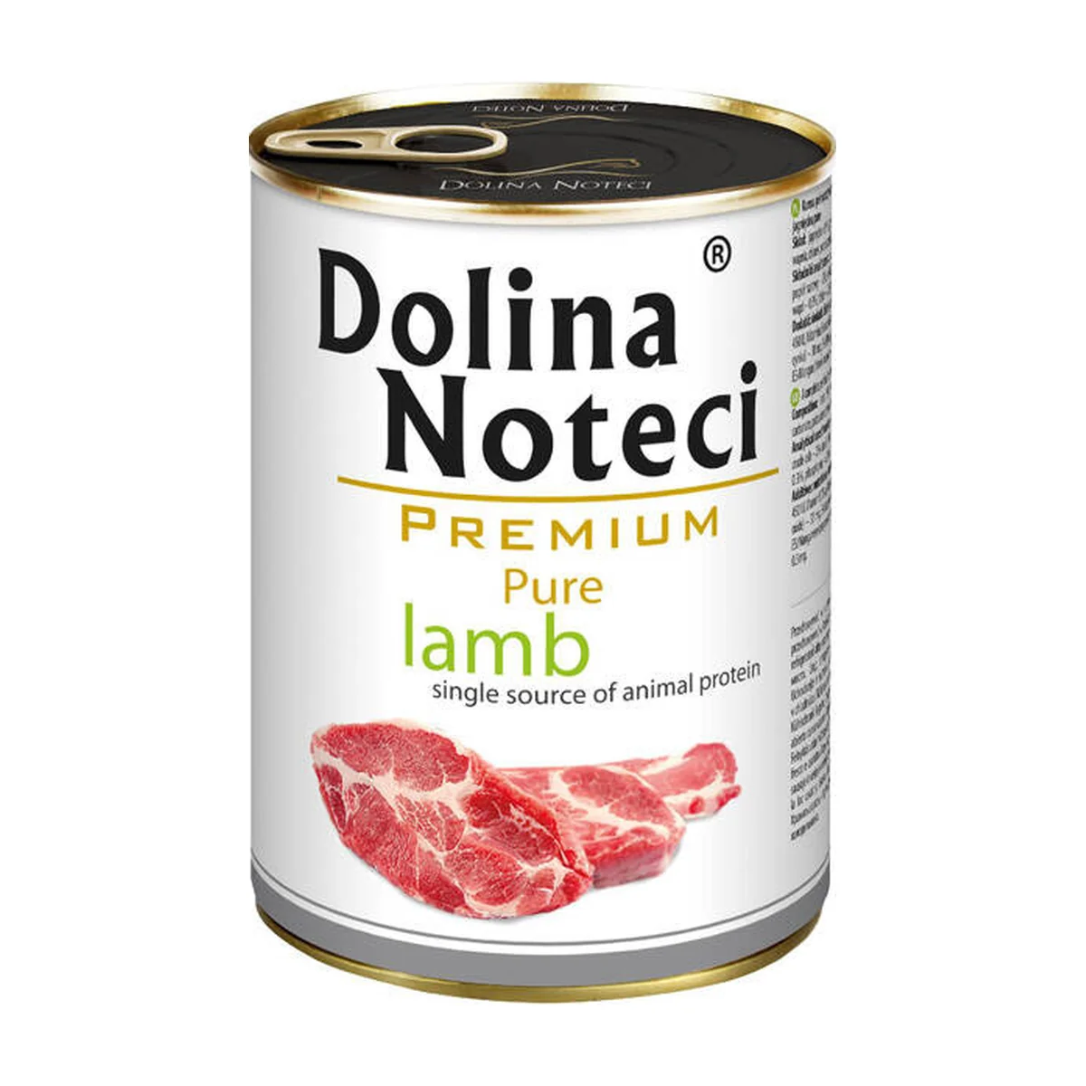 Dog wet food Premium Pure lamb - Tin