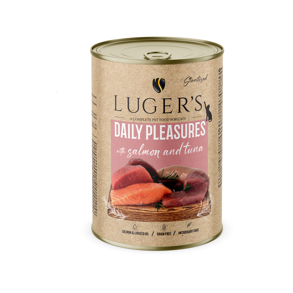 Daily Pleasures wet cat food salmon and tuna - Tin