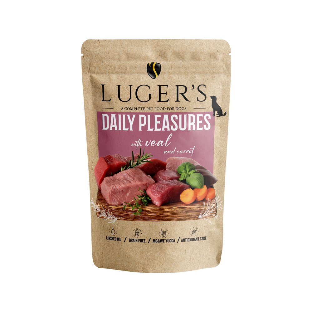 Pâtée Chien Daily Pleasures Veau et Carotte - Doypack