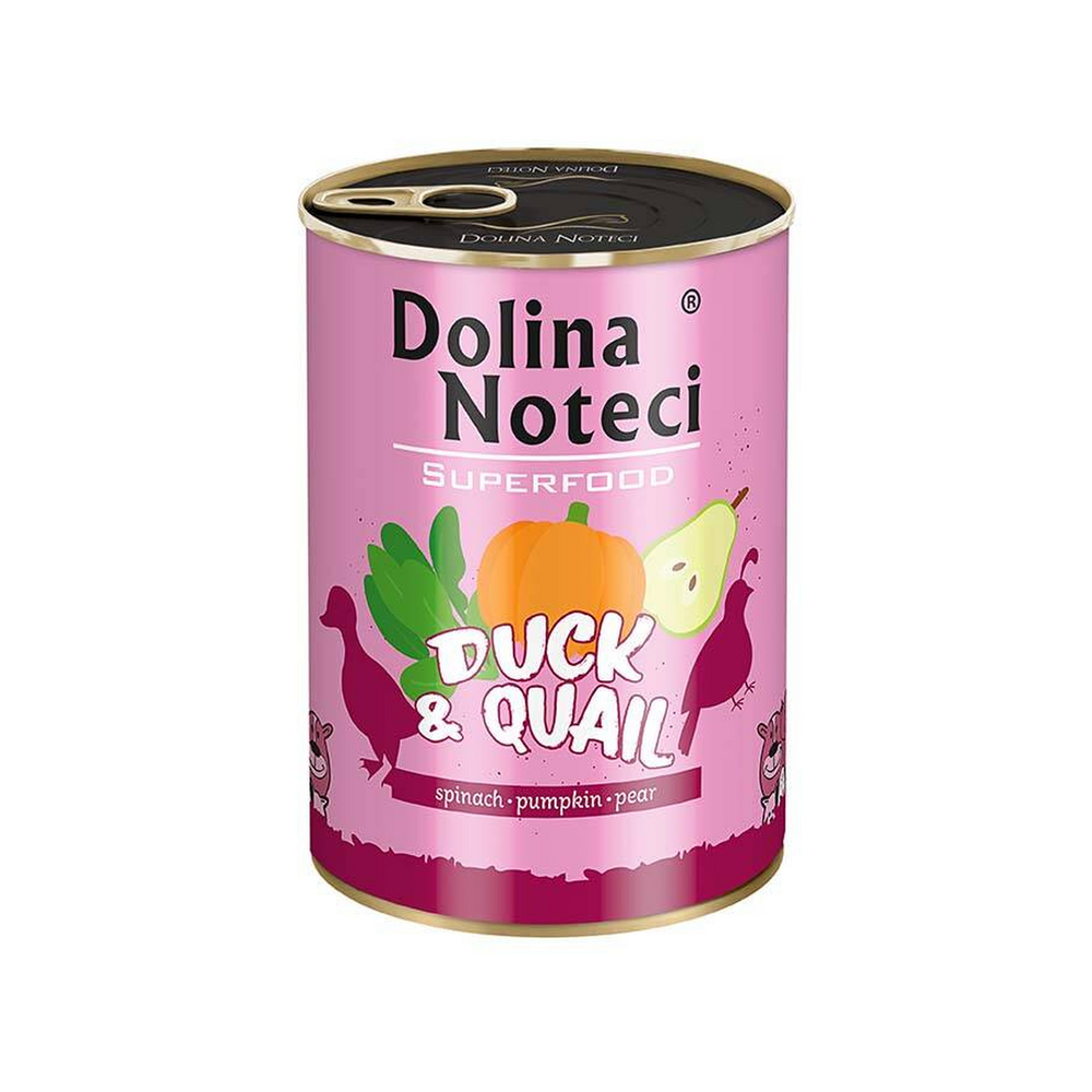 Pâtée Chien Superfood Canard et Caille - Boîte