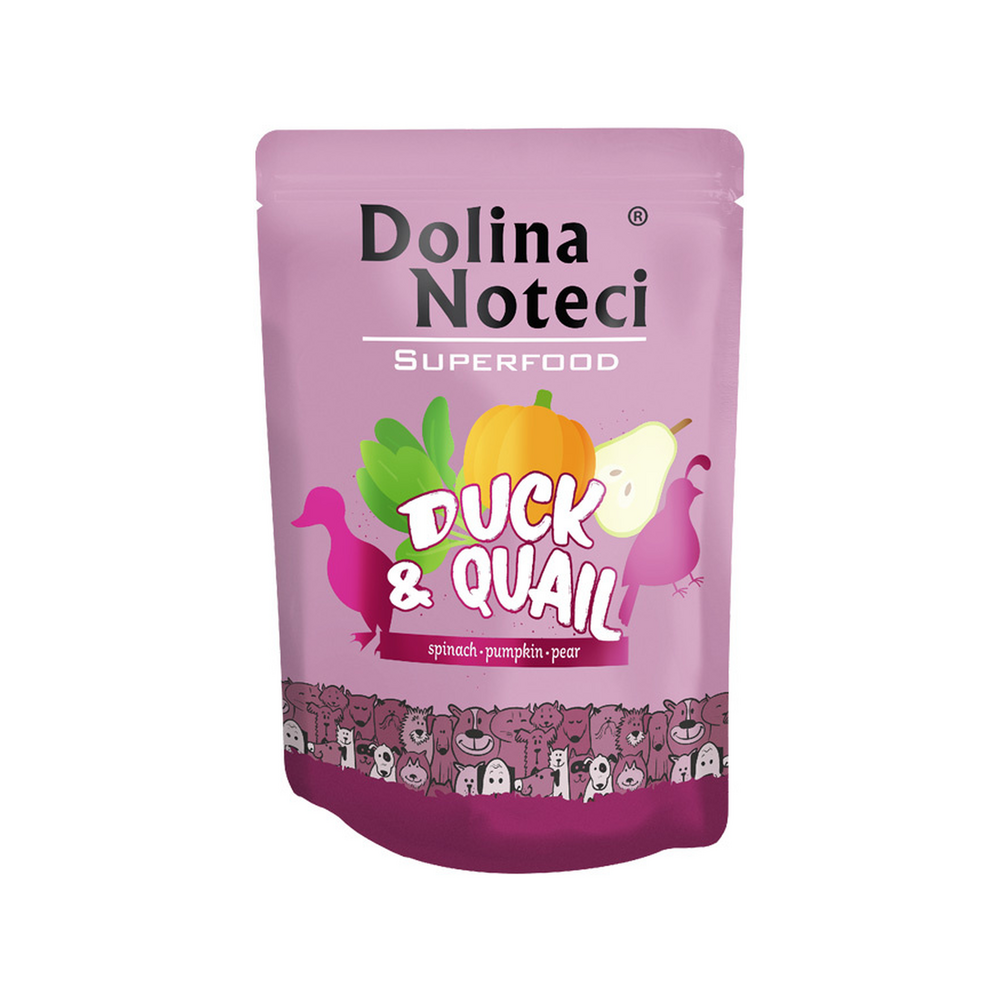 Pâtée Chien Superfood Canard et Caille - Doypack