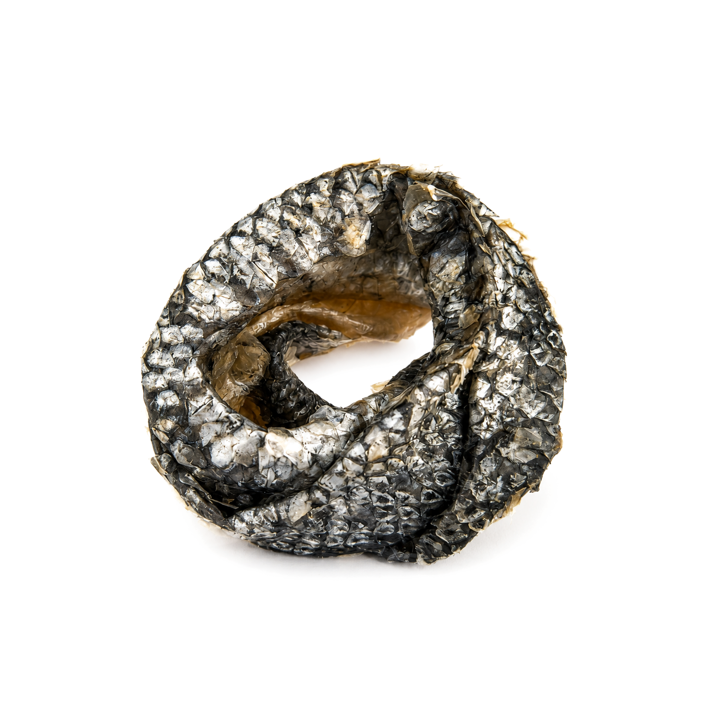 Salmon skin donut