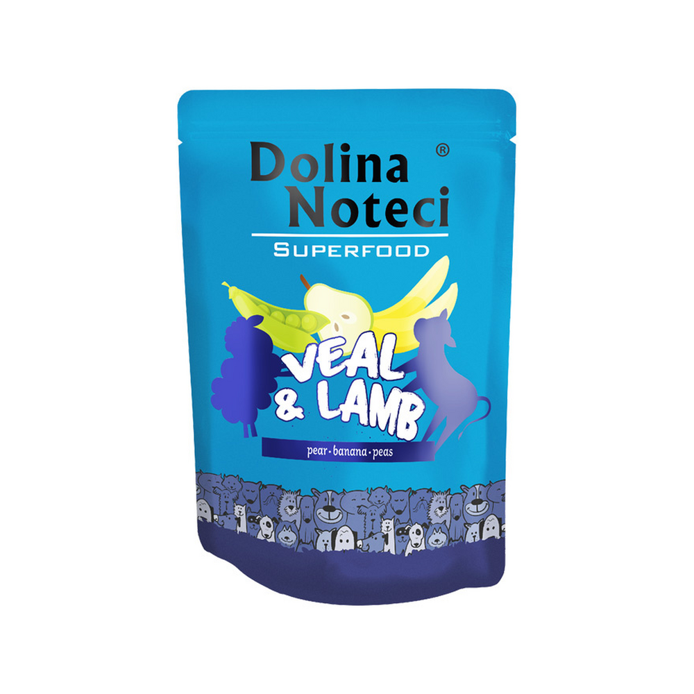 Pâtée Chien Superfood Veau et Agneau - Doypack